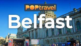 Walking in BELFAST  Northern Ireland UK - 4K 60fps UHD