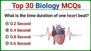 Top 30 biology MCQ  biology mcq for all competitive exam  Biology Mcq