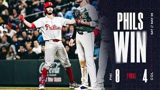 Phillies vs. Rockies Game Highlights 52524  MLB Highlights