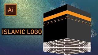 How to make Islamic Logo Design Kaba Logo Design Illustrator Bangla