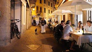 Riva del Garda Italy. June 2024 - EVENING WALKING TOUR 4K60