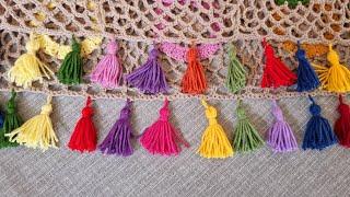 Kolay Püskül Yapımı  Easy Tassel Making