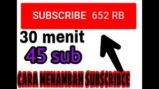 Cara jitu menambah subscribce 100% berhasil cuma cuma pake hp