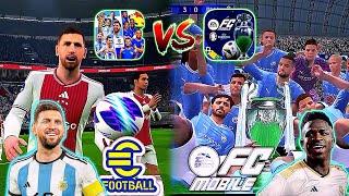 eFootball 2024 Mobile vs Fc 24 Mobile Which is the best? complete Comparison