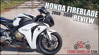 Honda Fireblade Review  2008 - 2009 CBR 1000 RR RR-8  FrontWheelUp.com