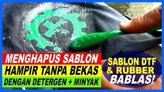 Bersih Hampir Tanpa Bekas Cara Mudah Menghapus Sablon DTF & Rubber dengan Alat dan Bahan Sederhana