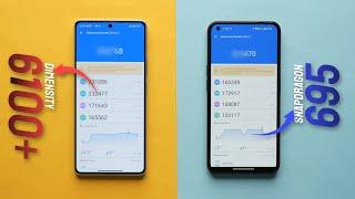 Dimensity 6100 Plus Vs Snapdragon 695  Specification & Antutu Benchmark
