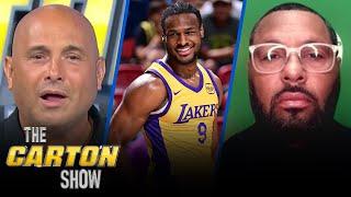 Bronny James ‘gaining confidence’ Team USA impressions Caitlin Clark 3PT contest  THE CARTON SHOW