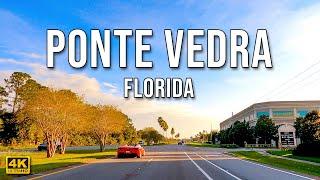 Ponte Vedra Beach Drive 4K  Florida Scenic Drive