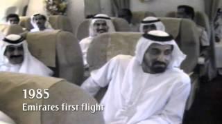 First Emirates Flight  Milestone series - 1985  Emirates Airline