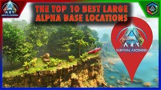 Top 10 Best Large Alpha PVE Base Locations in Ark Survival Ascended The Island Map