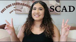 How I Got A FULL RIDE to SCAD + Application Process  Mackenzie Marie