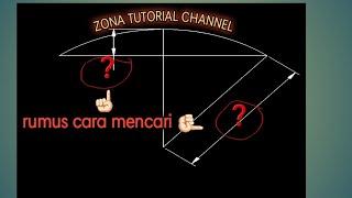 Tutorial Rumus cara mencari jari jari lingkaran