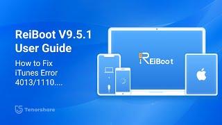 Tenorshare Reiboot iOS 18 Guide How to Fix iTunes Error 40131100