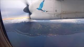 SATA Air Açores Dash 8 Q200 impressive inter-island flight from Ponta Delgada to Horta