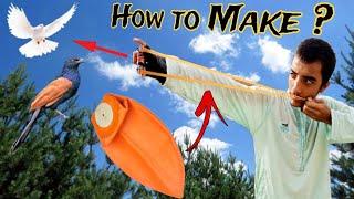 How to make slingshot rubber bands and tie on pouch and installing