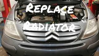 Citroen C3 Peugeot 207 1.4 Replace Radiator