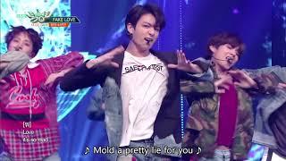 BTS 방탄소년단 - FAKE LOVE Music Bank HOT STAGE  2018.06.08