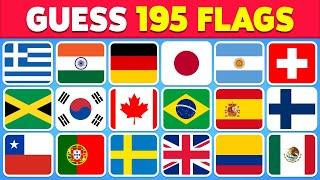 Guess All the 195 Flags of the World   Guess the Country Flag Quiz 2024