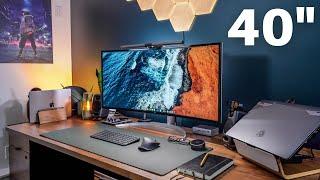 The Ultimate Productivity Monitor in 2022 - My LG 5K 40-inch UltraWide Monitor Setup