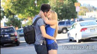 Kissing Prank - Staring Contest - Prank Invasion 2021 Best Kissing Pranks - Hottest Prank Ever