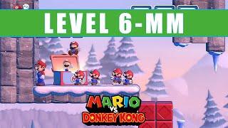 Mario vs Donkey Kong Level 6 MM Slippery Summit Level MM W6 MM Nintendo Switch