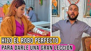 Hizo el robo perfecto para darle una gran lección