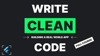 Flutter Clean Architecture - Learn By A Project  Full Beginners Tutorial
