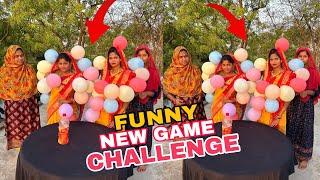 Funny New Game Challenge With Family New Video Game ️‍ #challenge #viral #balloon