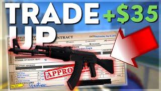 CHEAP REDLINE?  RISKY CSGO TRADE UPS