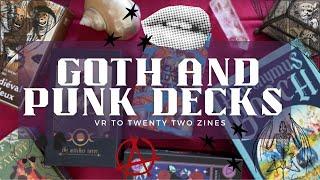 My Goth AF Tarot Decks ‍️️  VR to @TwentyTwoZines #gothafdecks