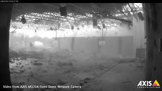 Tornado Destroys Henryville JrSr High School Not Their Spirit - Axis IP Network Video Footage