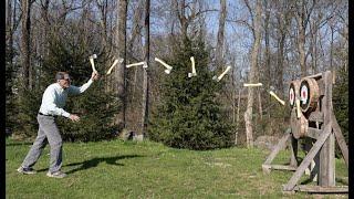 Throwing Axes   Homemade Science with Bruce Yeany