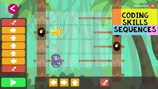 Coding Skills Level 2 Sequences Games - Block Coding for Beginners - Game to Learn Coding