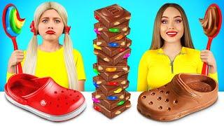 Chocolate vs Real Food Challenge  Try To Guess Fake or Real Desserts by Mega Game
