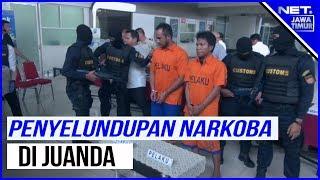 Penyelundupan Narkoba Di Juanda Berhasil Diamankan Petugas Bea Dan Cukai Juanda- NET. JATIM
