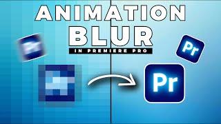 BLURRY LOGO Reveal ANIMATION In Premiere Pro