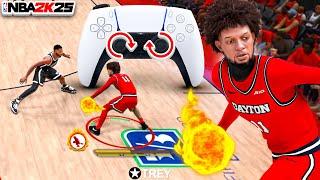 #1 BEST DRIBBLE TUTORIAL in NBA 2K25 For 65-69 TALL GUARDS EASY and BASIC EXPLOSIVE DRIBBLE MOVES