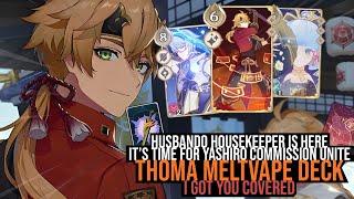 Yashiro Commission IN ACTION  Thoma Genshin TCG  Genshin Impact TCG