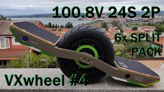 VXwheel 4 - DIY 100.8V Split Pack VESC onewheel - EP1 Battery