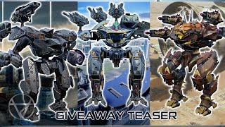 WR  3 Titan GIVEAWAY – Teaser  War Robots