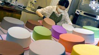 Fantastic Making colorful dessert fruit cakes