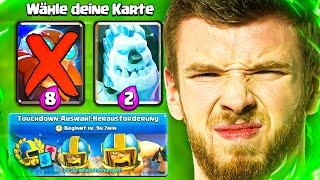 Mein schlimmstes Clash Royale Video aller Zeiten. Touchdown Auswahl Challenge