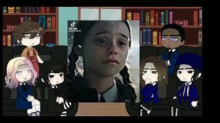 Nevermore + Tyler react to Wednesday and Enid