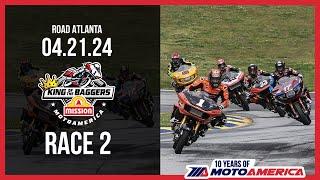 Mission King of the Baggers Race 2 at Road Atlanta 2024 - FULL RACE  MotoAmerica