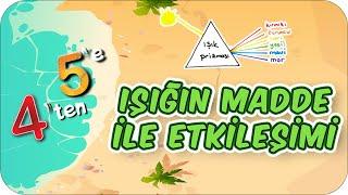 Işığın Madde ile Etkileşimi  4ten 5e Hazırlık Kampı #2024