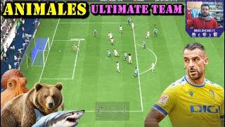 ANIMALES ULTIMATE TEAM el equipo de jugadores con apodo animal  Abuelonchos FC 24 - UT Champions