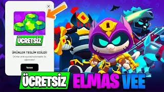 HERKESE ÜCRETSİZ ELMAS KOSTÜM  HEDİYE BRAWL PASS  YENİ KARAKTER VEE - Brawl Stars