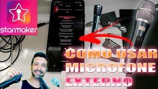 COMO USAR MICROFONE DINAMICO NO STARMAKER 2022