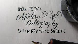 How to Learn Modern Calligraphy Tutorial For Beginners